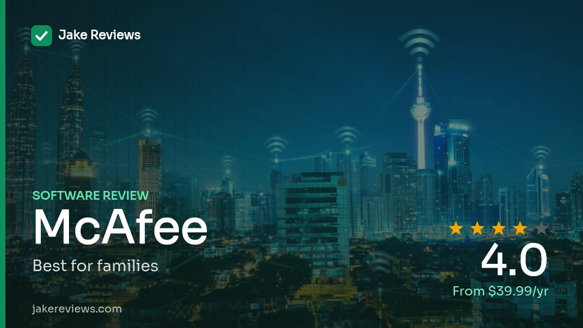 McAfee review — Jake Reviews